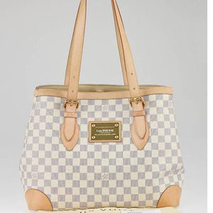 💎✨LIKE NEW✨💎LOUIS VUITTON Damier Azur Hampstead MM